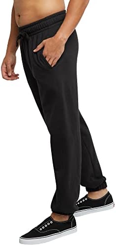 Мъжки спортни панталони за джогинг Hanes Originals, Плътни флисовые Джоггеры за бягане с джобове, дължина по вътрешния шев 30 инча