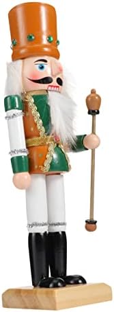 Amosfun 1бр Кукли-Лешникотрошачка Декор на Работния Плот Коледни Изделия Пълнител За Отглеждане на Дървен Лешникотрошачката Украса Фигурка
