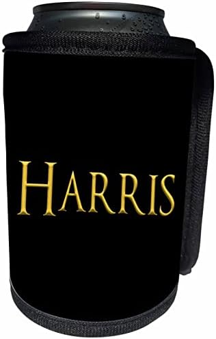 3дРоуз Харис е най-популярното име за момче в Америка. Свети жълт цвят. - Опаковки за бутилки-охладители (cc_353986_1)