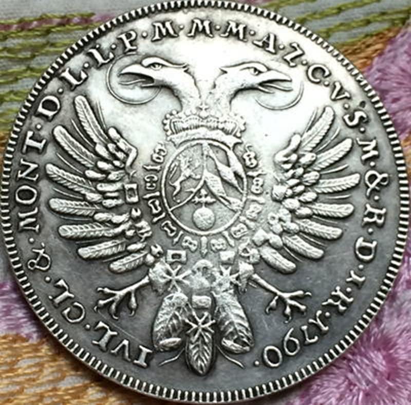 1790 Немски Медни Монети със сребърно покритие Антични Сребърни Доларови Монети Събиране на Занаятите може да се Взривят