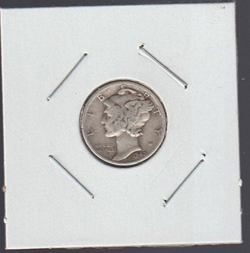 Крилата главата Свобода 1942 година или Меркурий (1916-1945) Избор на десет цента Изключително добър