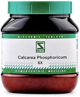 Д-р Уилмар Швабе Индия Биохимични таблетка Calcarea Phosphorica 6X Бутилка биохимични хапчета по 550 грама
