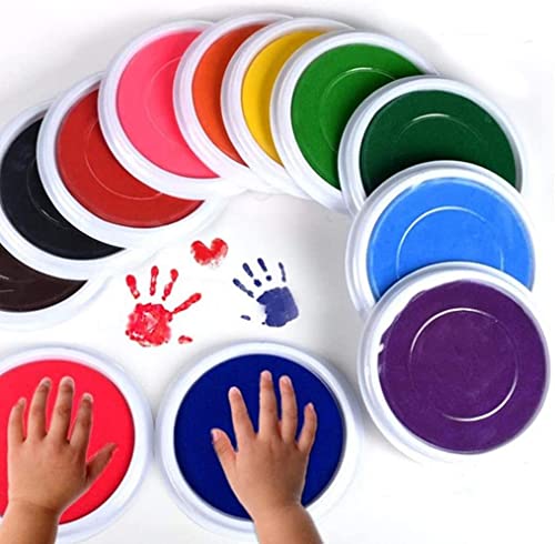6 бр. Многоцветен Детски Тъмен мат за детски следи, набор от пръстови отпечатъци, е да се Запази паметта за Детето, Семеен