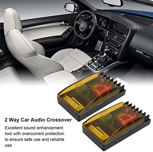 Двойка 2-Полосных Автомобилни Аудио Пресичане Универсален 120 W Със Защита От претоварване работен ток Делител на Честотата на звука 12 v