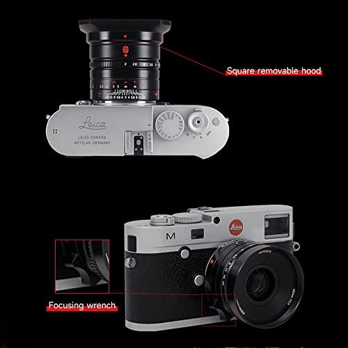 ръчен обектив 7artisans 35 мм F2.0 II, който е съвместим с дальномерными камери Leica M-Mount Leica M240 Leica M3 M6 M7 M8 M9 M9p M10