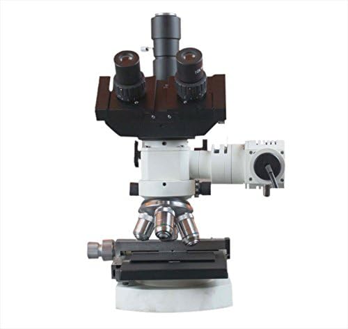Радикалният 2000x Суха Тринокулярный Микроскоп от Стомана Алуминиева Сплав Metal Testing Lab желязо и Стомана С Отразено Светлина със