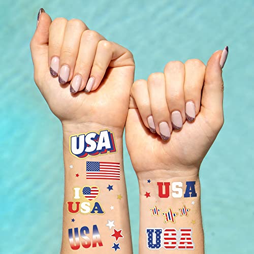 Татуировки, които xo, Fetti Четвърти юли - 70 стилове | Червени, Бели и Сини Аксесоари за партита, 4 юли, Флаг на САЩ, Денят на паметта