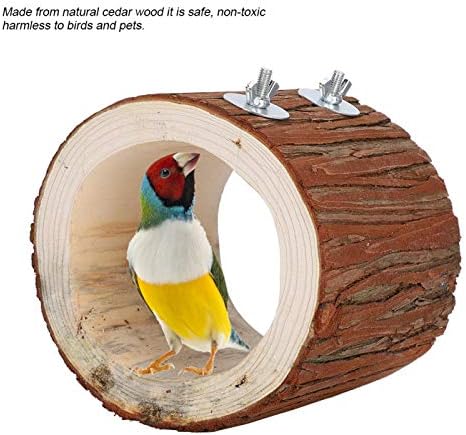 Zerodis Птица Дупка В Дървото, Домашни Птици и Естествена Дървена Двойно Легло Инкубационное Отглеждане на Пещерен Дом Папагал Окачен Къщичка