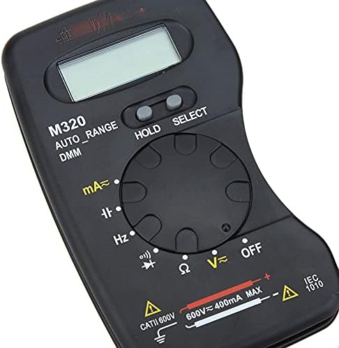 ZLXDP Цифров Мултицет Ръчен Тестер за постоянен ток, променливо напрежение Измерване на ток Мултицет Честота на Измерване на