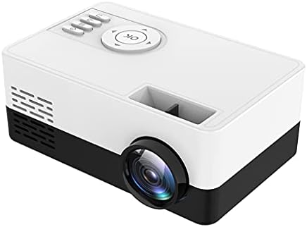 Проектор GPPZM Инициативи, 320 * 240 пиксела, Поддържа 1080P USB Mini в прожектор, Домашен мултимедиен плейър, подарък за деца (Цвят: D)