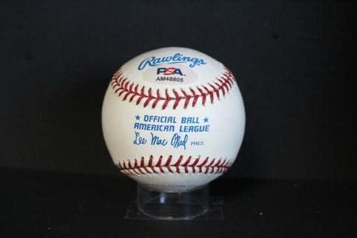 Бейзболен автограф с автограф на Боби Нупа Auto PSA/DNA AM48805 - Бейзболни топки с Автографи