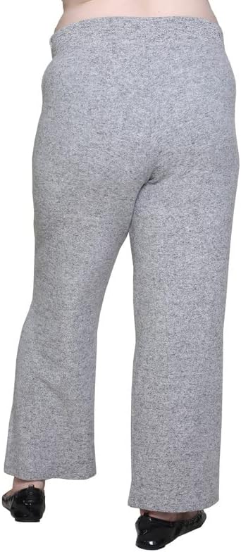 Дамски ластични панталони от матирано Трикотаж Голям размер LA CERA