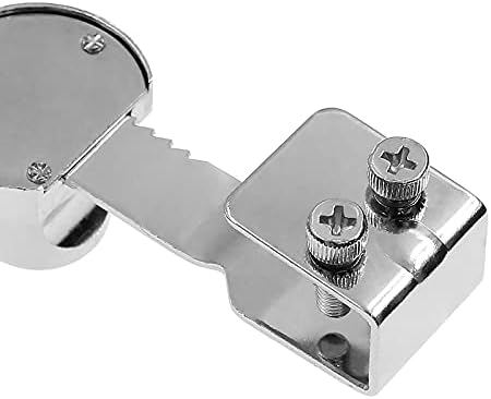 Jiozermi 4 Опаковки Заключване с храповиком за Плъзгащи се Стъклени врати с 4 Ключа, Заключване за чекмеджета, Подобен на