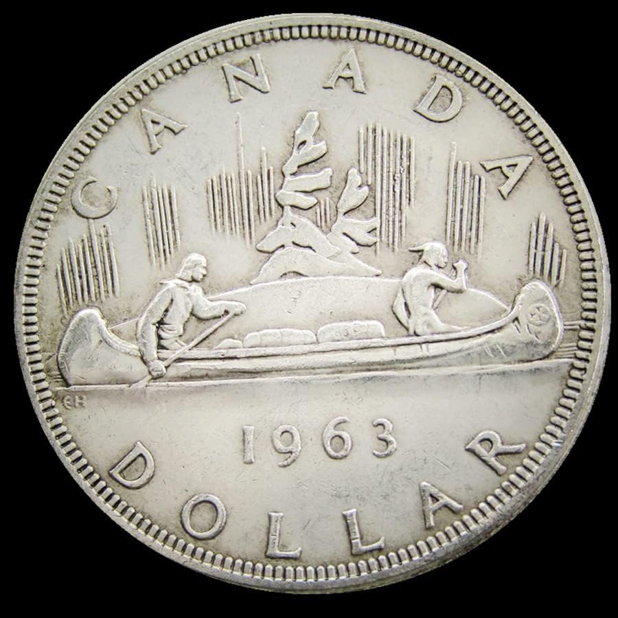 10 Възпоменателни монети на чужд производство в канадски долари 1953-1966 година на издаване