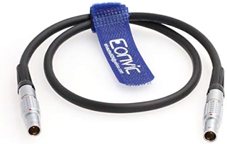 Гъвкав 2-пинов захранващ кабел Eonvic с жак 2 Pin за Teradek Bond Алекса Paralinx, SmallHD 703 и 503, Vaxis (Гъвкав кабел)