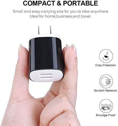 Зарядно устройство за Android Micro USB Кабел, монтаж на стена Зарядно устройство За Бързо зареждане на телефон Android Кабел, който