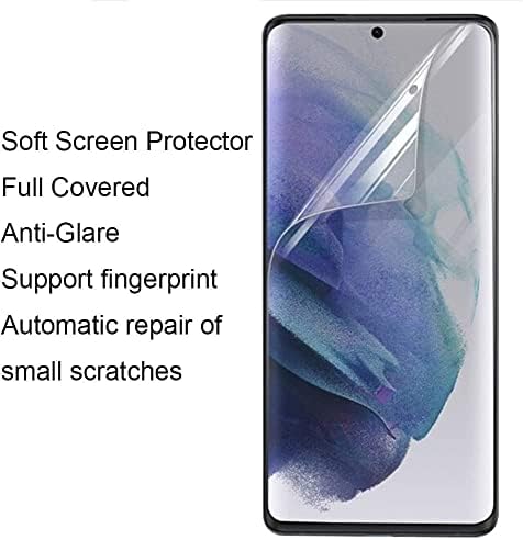 BYIUIHS [2 + 2] Опаковка Матово защитно фолио, предназначена за Samsung Galaxy S23Ultra Screen Протектор, 2 бр. Меки Защитно фолио за
