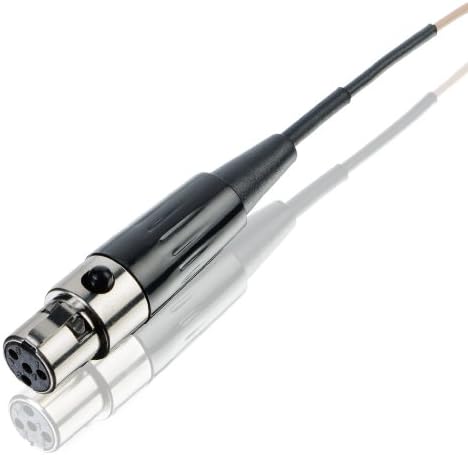 Countryman E6XOW7B2VS Еластични, Гъвкави Ненасочени слушалки E6X с 2 мм кабел за предаватели Vega (черен)