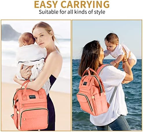 Раница-чанта за памперси Mokaloo, Голяма Детска Чанта, Многофункционална Раница За пътуване, Водоустойчива Чанта За Памперси За бременни,