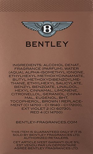 СИЛЕН Натурален спрей-парфюмированная вода 3,4 грама / 100 мл за мъже от Bentley Fragrances [Красота]