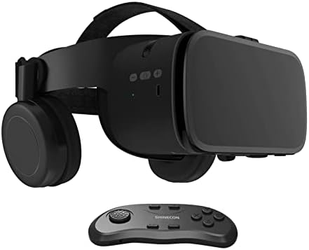 Слушалки 4 VG Vr за телефони и Android 3D Очила за виртуална реалност с безжични Слушалки Очила за филми и игри с Imax