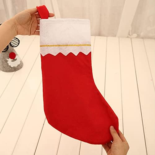 YARNOW S Декорация Дърво Отглеждане Инчов Тъкани Hanginf Не-Сувенири Празнични Чорапи Прибори за хранене Подаръци Коледен