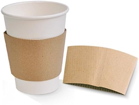 (Опаковка от 50 броя) Ръкави за горещи чаши, Занаятите, Подходящи за повечето горещи чаши 10-20 грама.