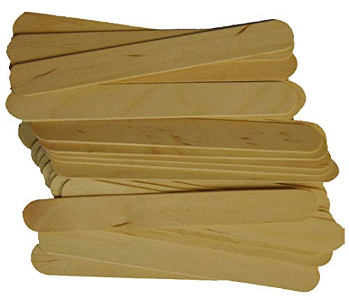 Пръчици за восъчни епилация Spa Stix Large Jumbo - 6 x 3/4, опаковка от 100 пръчки Jumbo