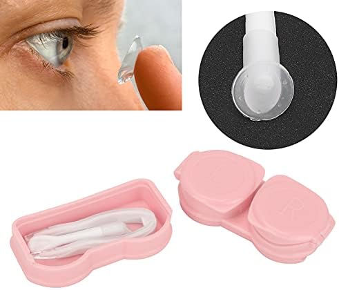 Кутия за контактни лещи, Защищающая вашите контактни лещи от повреди, Пътни носене на контактни лещи Предпазват от объркване, за офис,