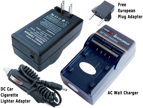 Комплект зарядно устройство TEKIRO за Panasonic DMW-BCJ13 DMW-BCJ13E DMW-BCJ13PP DE-A81 DE-A81B DE-A81BA DMW-BTC5; Panasonic Lumix DMC-LX5