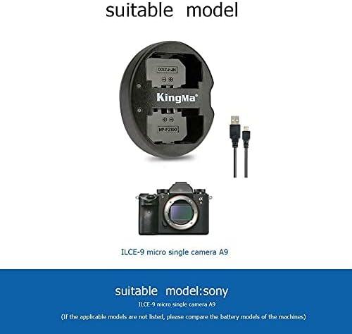 NC NP-FZ100 Двоен Слот Micro USB 5V-2A Зарядно за Фотоапарат Адаптер за Sony ILCE-9 A7M3 A7R3A9