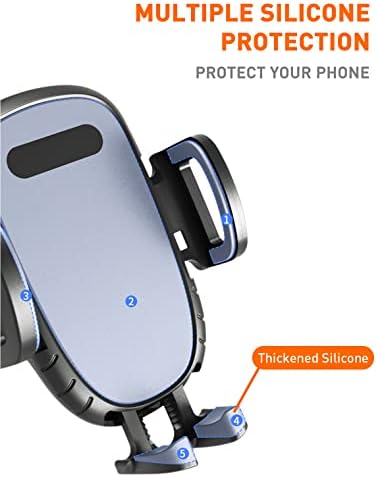 Закопчалка за телефон Savadicar на арматурното табло, Умен държач за мобилен телефон с лесен скоба, Съвместима с suv Ford Bronco