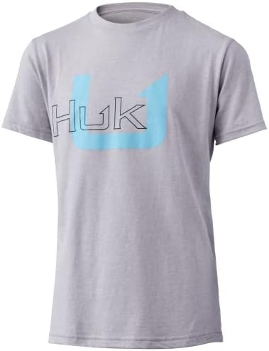 Тениска HUK Kids Crew Tee | Младежка Тениска за Риболов