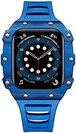 Калъф KAVJU + каишка за Apple Watch 7 41 мм 45 мм и 6 SE 5 4 каишка iwatch 44 мм 40 мм 42 мм, 38 мм и каишка за часовник
