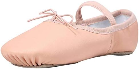 Балетные обувки от кожа Linodes /туфли/Танцови обувки (За деца / Малки /Големи деца / Жени)