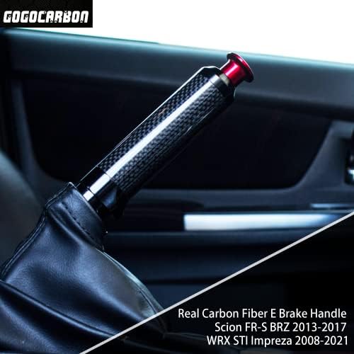 GOGOCARBON Суха Ръчна Смяна От Въглеродни Влакна, Дръжка на Електронното спирачки Вътрешна Съвместима за Scion FR-S Subaru BRZ 2012-2017