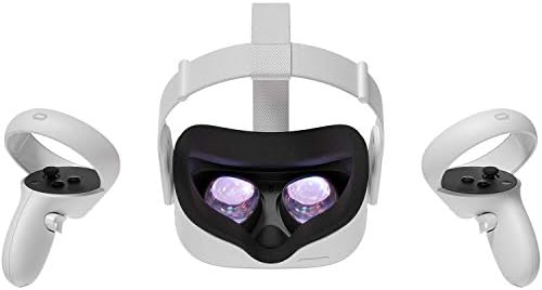 Най-новите слушалки на виртуална реалност Oculus Quest 2 Gmaing обем 256 GB, бял - Усъвършенстван комплект калъфи за слушалки виртуална