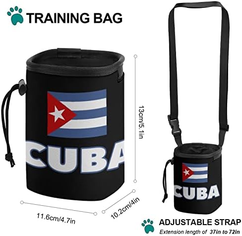 Кубинското Знаме, Чанта За Лакомство за Кучета, Скъпа Тренировочная Чанта, Чанта за Храна за Кучета с Поясным пагон