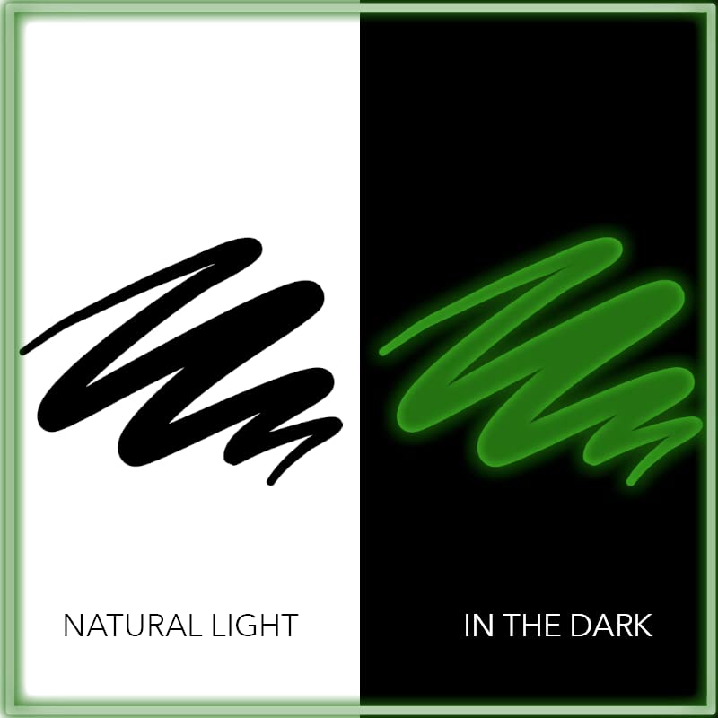 Гел подплата за рисуване Kiara Sky Glow (Blacklight) - черно и зелено