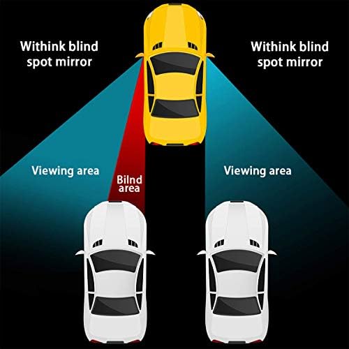 Автомобилно Огледало слепи зони, Веерообразное HD Стъкло Безрамная Пръчка, за да се Приспособи Няколко Изпъкнали Широкоъгълен Огледала за