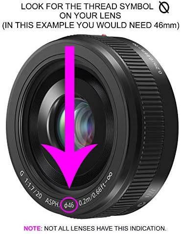 Сенник за обектив обектива (под формата на лоба) за Canon EOS 80D (43 мм)