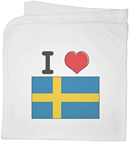 Детско Памучно одеало /Шал Azeeda I Love Sweden (BY00025536)