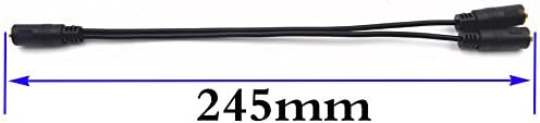 zdyCGTime 9-инчов стерео с 3.5 мм кабел-газа от 1 жена до 2 жени и устройство за смяна на пола
