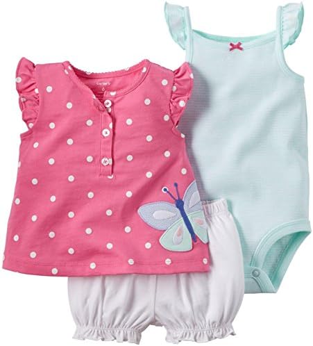 Carter's baby-комплект Пелени за момичета от 3 теми 121g384