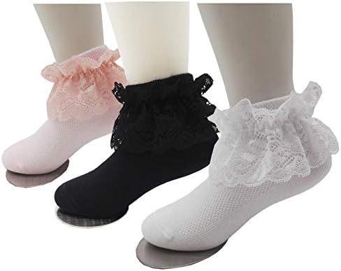 Xiyadun / Памучни Чорапи с Волани за деца и момичета, Дантелени Чорапи С Рюшами