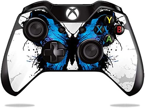 Кожата MightySkins, съвместим с контролера на Microsoft Xbox One или S - Butterfly Splash | Защитен, здрав и уникален винил