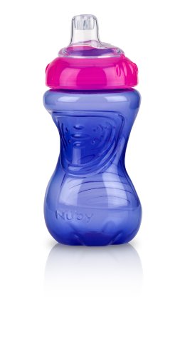 Непроливающаяся чаша Nuby Easy Grip Cup, 10 Унции, Цветове могат да се различават, 1 опаковка