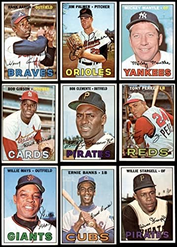 1967 Topps Бейзболен, определени с ниски номер (Baseball Set) VG/EX+
