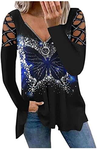 Дамска Блуза с дълъг ръкав, Потници Хенли, Блузи с дълъг ръкав, Есенни Блузи, Многослойни Леки Ризи, Модни Блузи-Ризи
