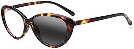 Дамски Фотохромичните Бифокални Очила за четене с прехода Котешко Око, Слънчеви Очила с защита UV400